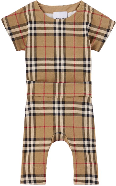 babykleidung burberry|Burberry baby bodysuit.